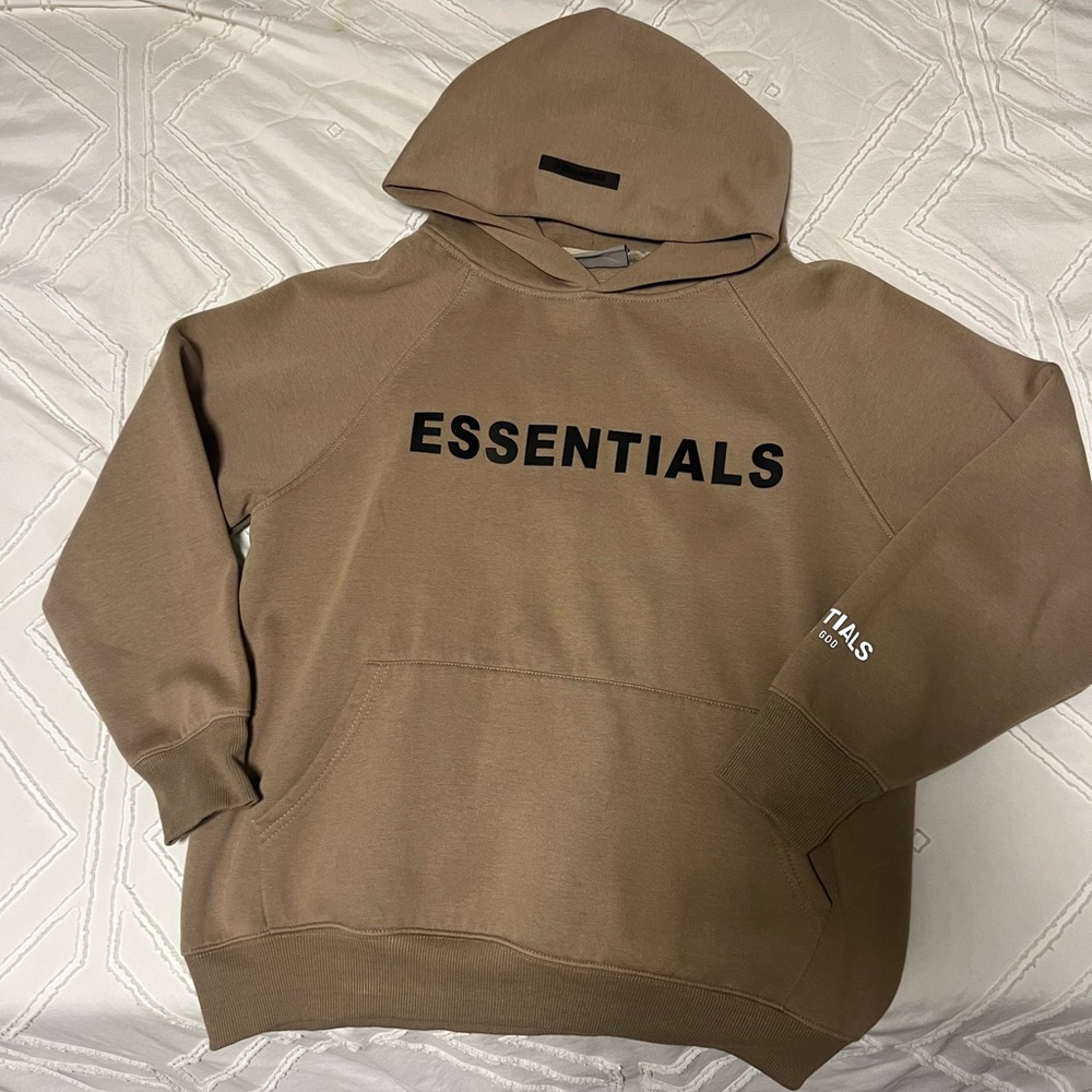Essentials Beige Hoodie